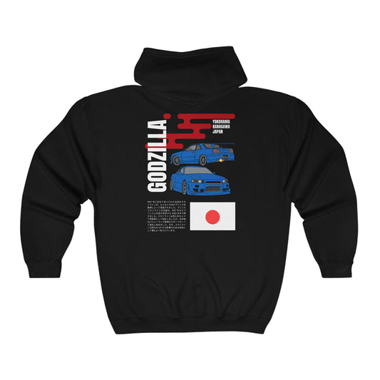 Godzilla GTR Japan Zip-Up
